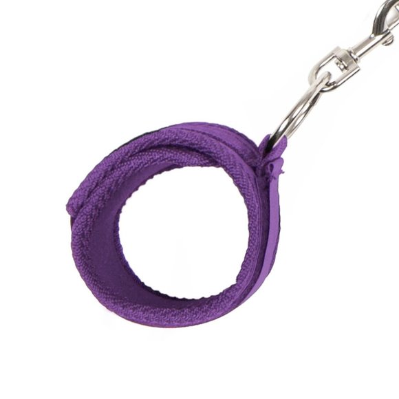 7PCs Purple Bed Spreader Set W/ Satin Blind Fold - Picture 4 of 6